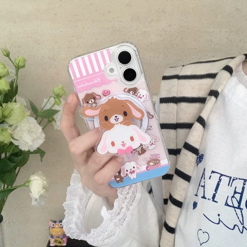 Case Sugarbunnies Magnetic Stand iPhone Kawaii