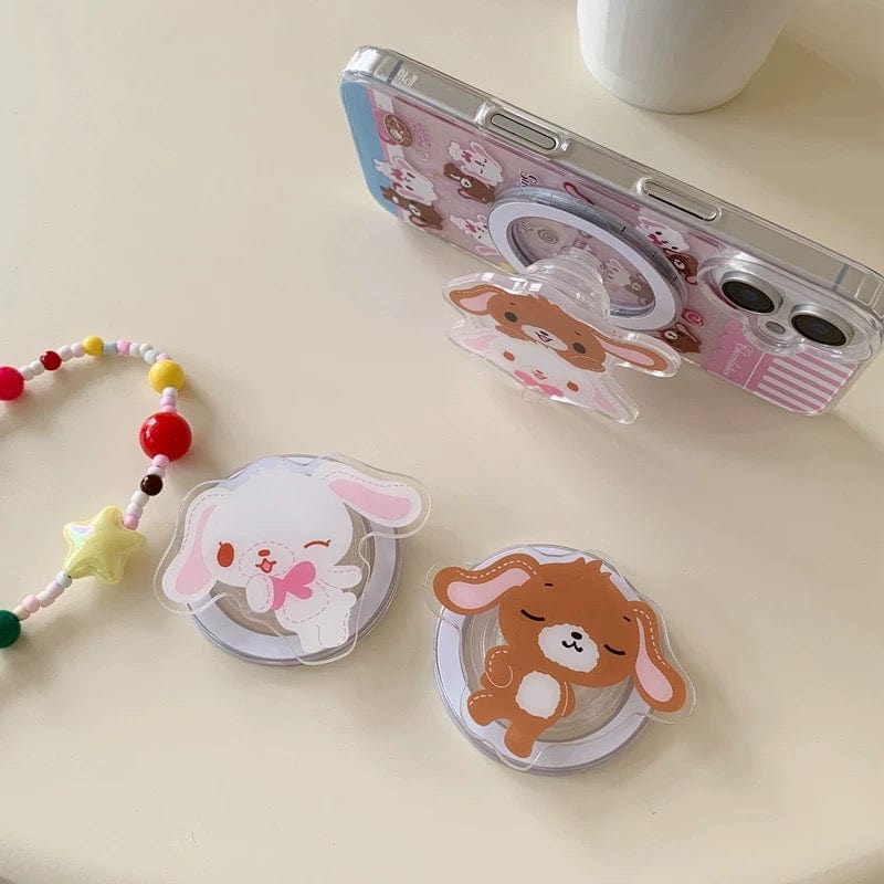 Case Sugarbunnies Magnetic Stand iPhone Kawaii