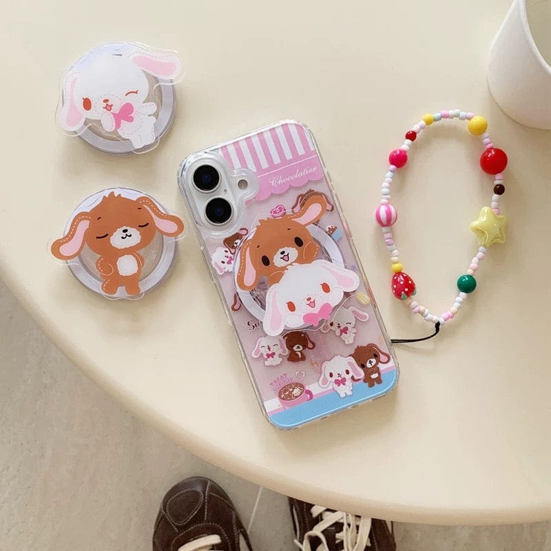 Case Sugarbunnies Magnetic Stand iPhone Kawaii