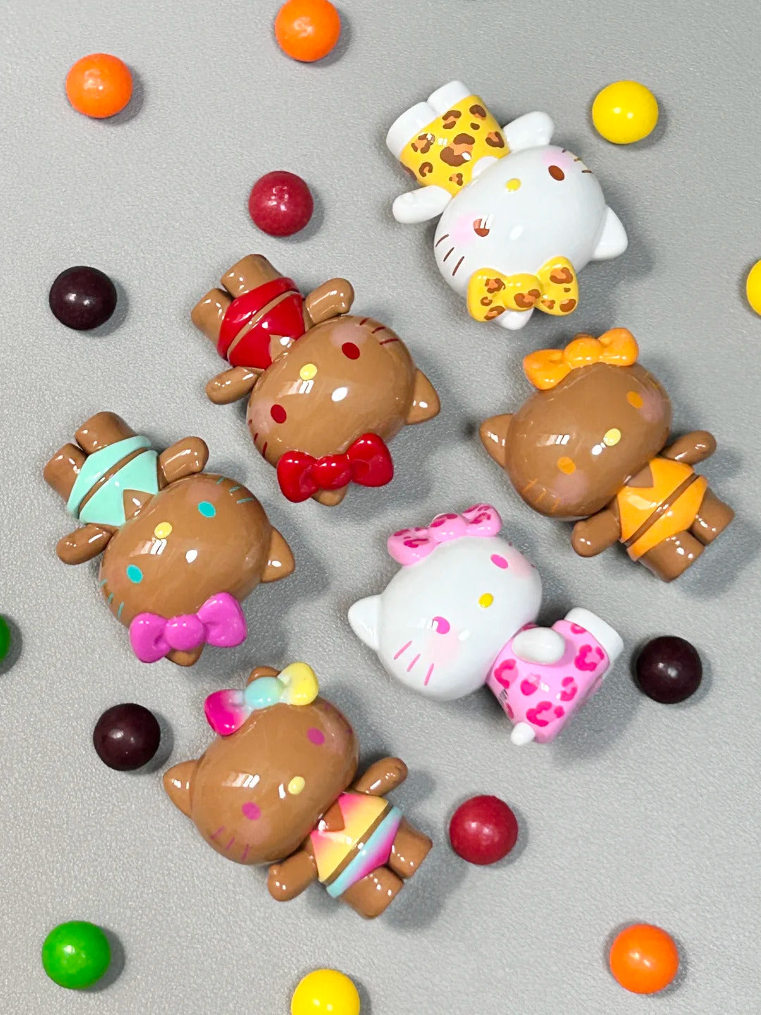 Kitty Summer Rainbow Candy Mini Figures blind bag (3 pcs in a bag)