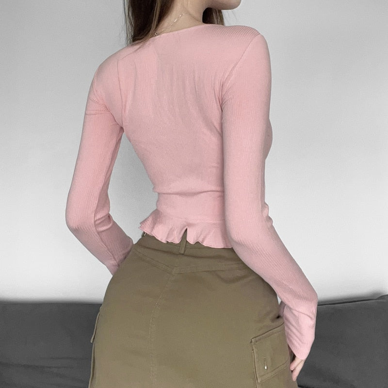 Lace Knit Princess Sweater - coquette, dollette, fae, faecore, fairycore Kawaii Babe