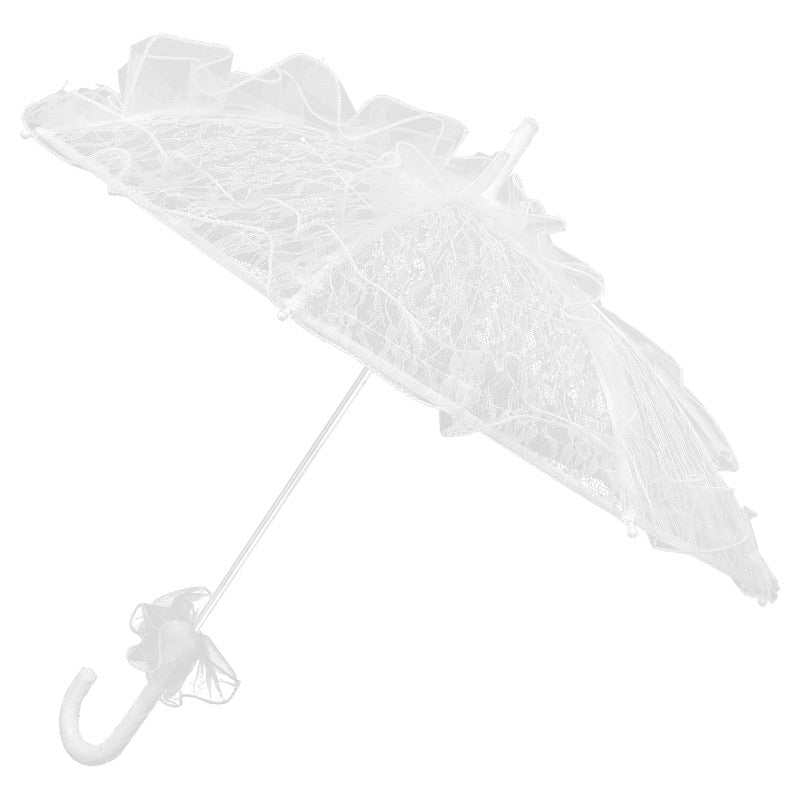 Lace parasol umbrella - kawaii - lace - lolita - pink - umbrella
