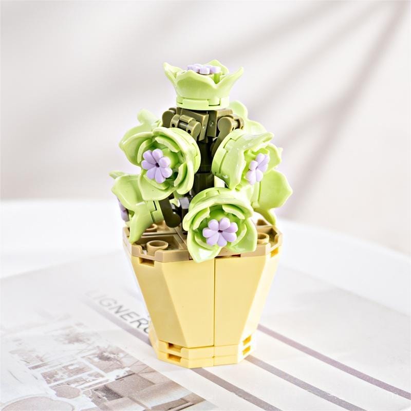 Bausteine zum Zusammenbauen von Schönheitsblumen