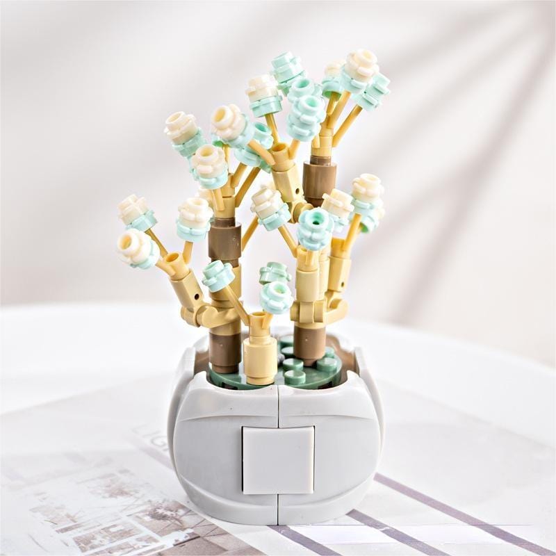 Bausteine zum Zusammenbauen von Schönheitsblumen