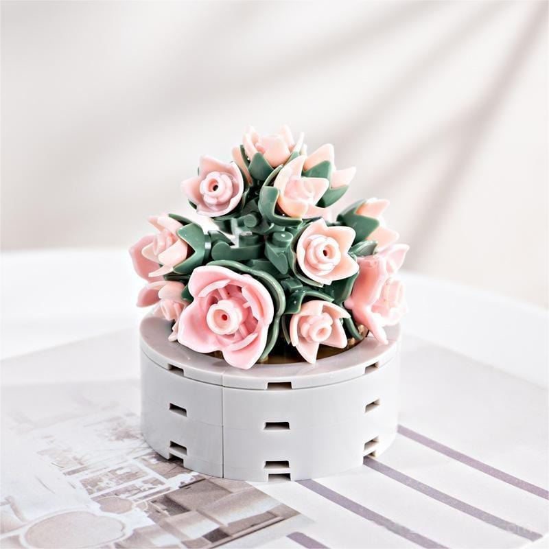 Bausteine zum Zusammenbauen von Schönheitsblumen