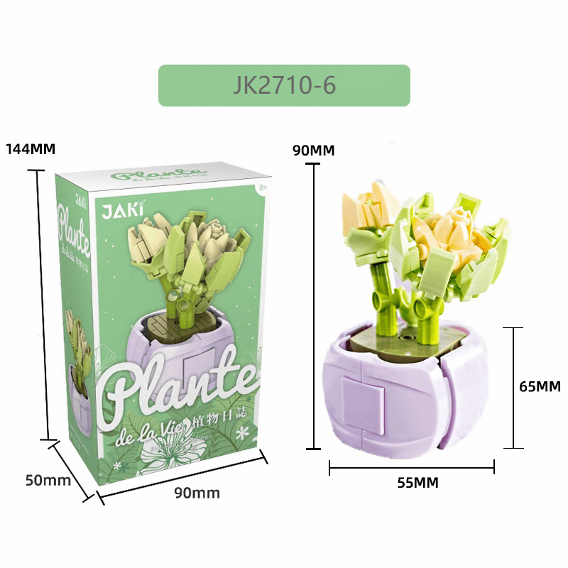Bausteine zum Zusammenbauen von Schönheitsblumen