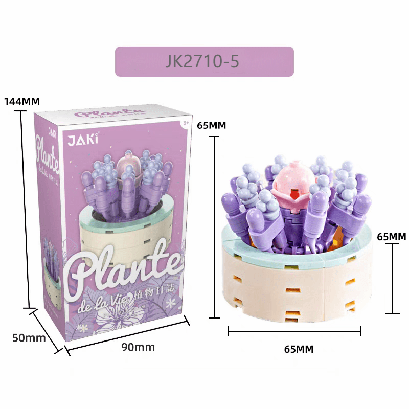 Bausteine zum Zusammenbauen von Schönheitsblumen