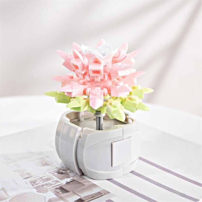 Bausteine zum Zusammenbauen von Schönheitsblumen