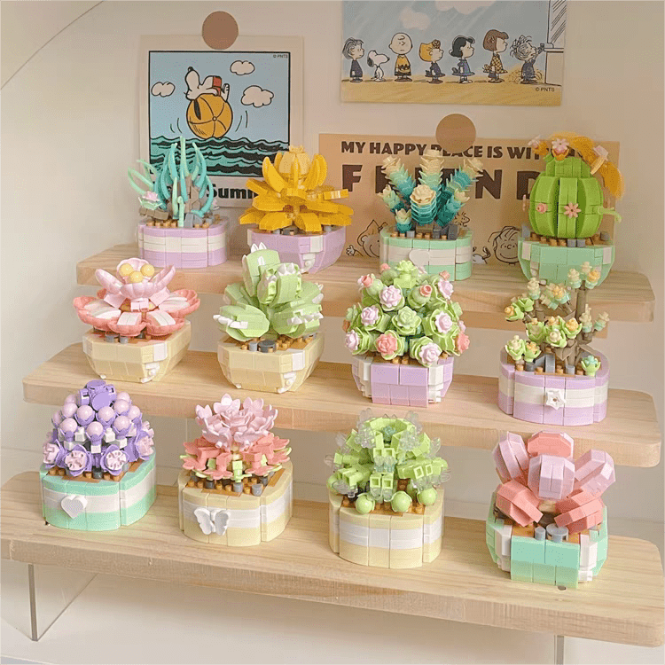 Compatible Succulents Assembly Building Blocks