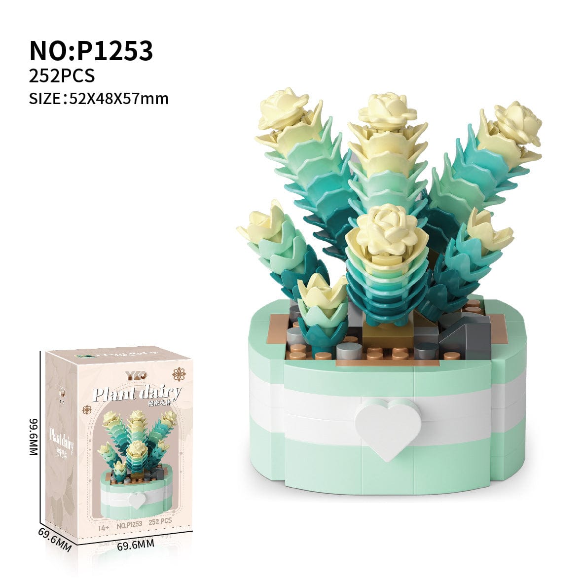 Compatible Succulents Assembly Building Blocks