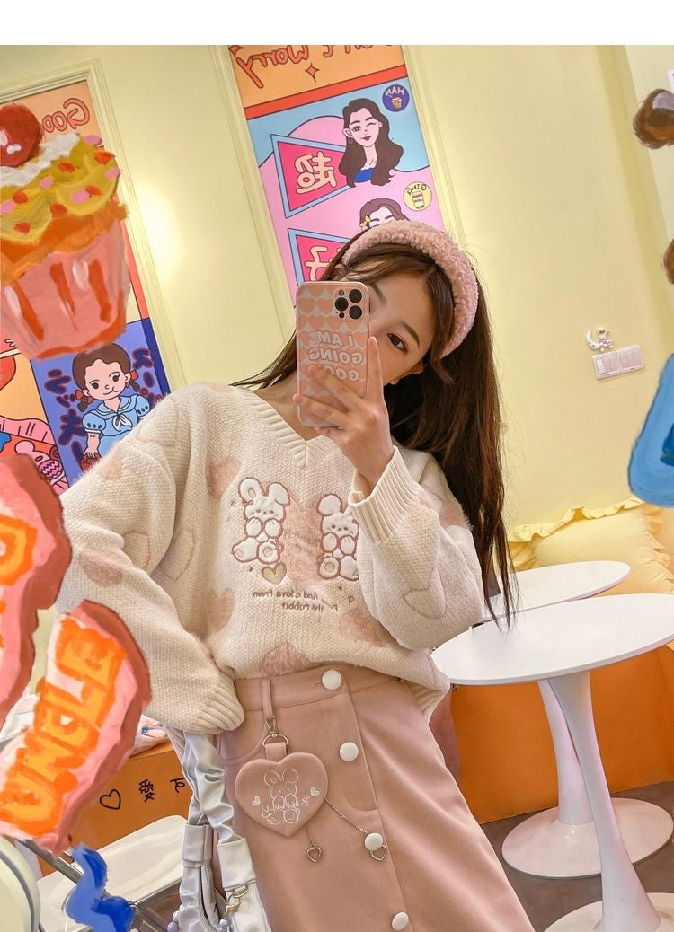Love Bunny Sweater - sweater