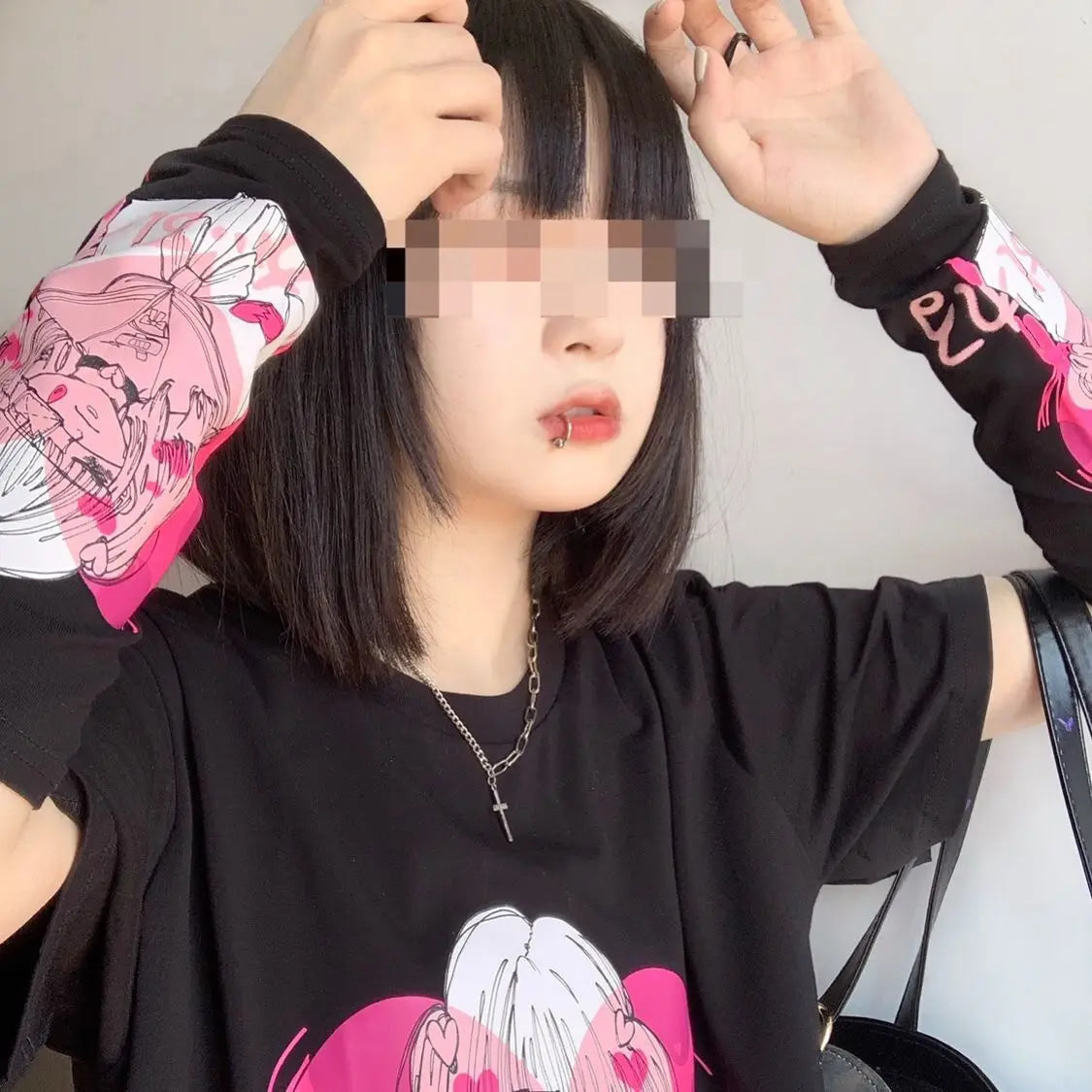 Menhera valentina crewneck - anime - eyes - face - girl - girls