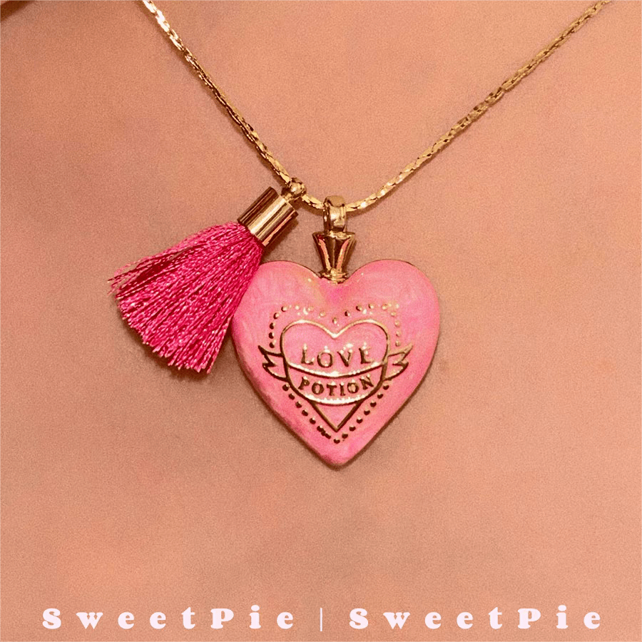 Pink Sweetie Pendant Necklace
