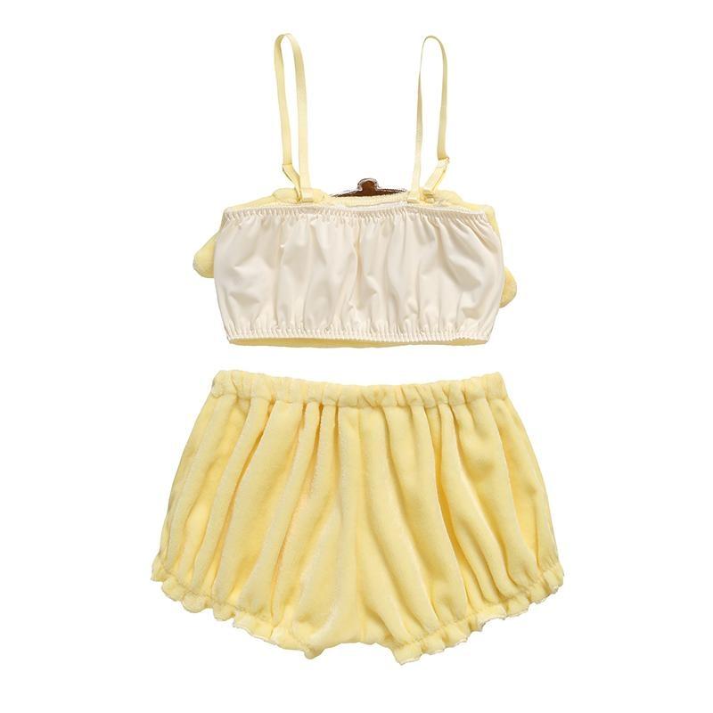Pompompurin Lingerie Set - bloomers, bra and panties, panty, bras, brasier