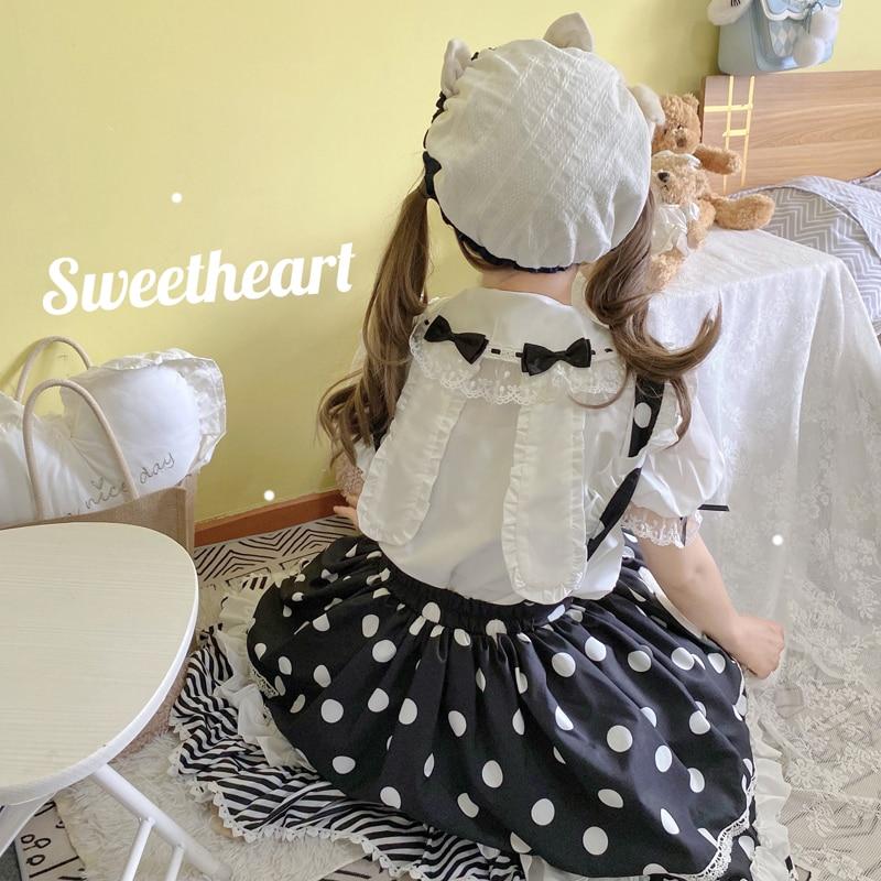Skirt Princess Suspender Polkadot