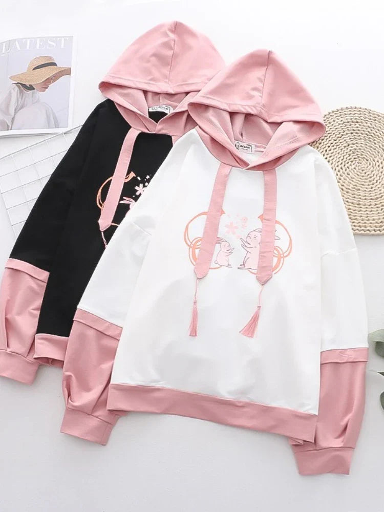Sakura bunny hoodie - hoodies - sweaters - sweatshirt - sweatshirts