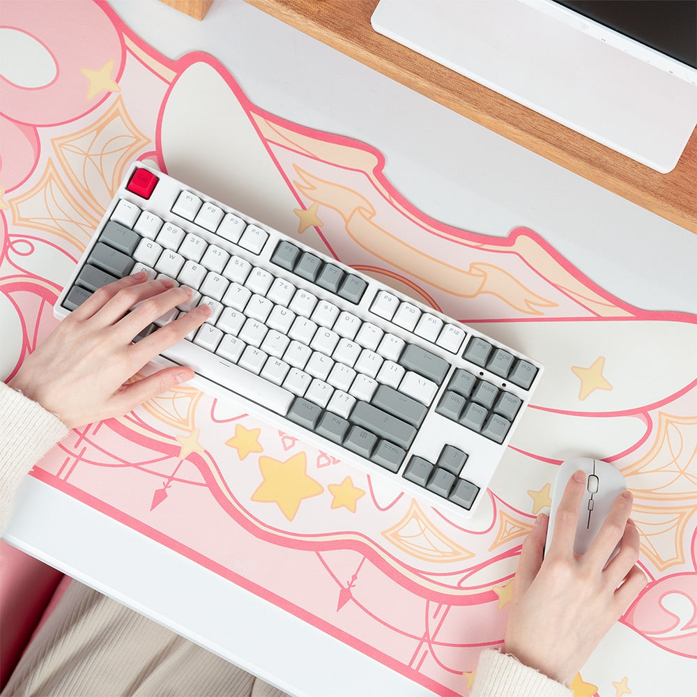 Sakura heart gaming mousepad - anime girl - card captor - sakura - egirl -