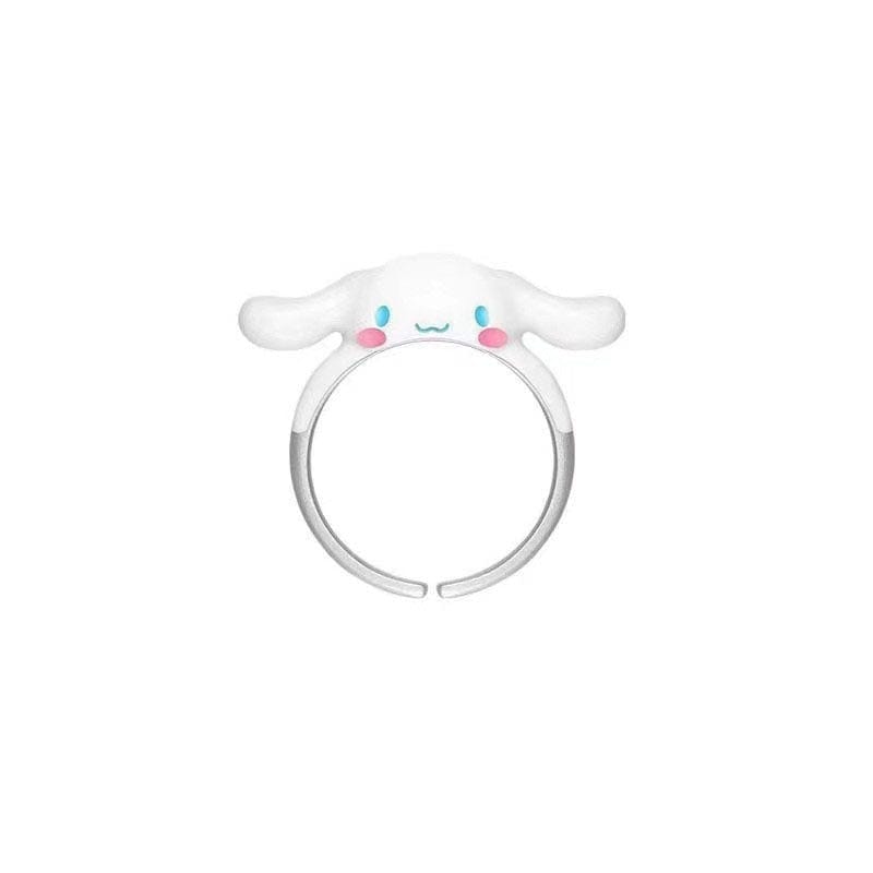 Bague Cinna en émail Kawaii