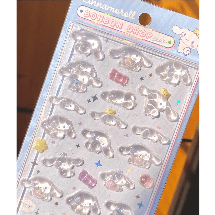 Cinna Kitty Stickers Decoration DIY 3D Crystal