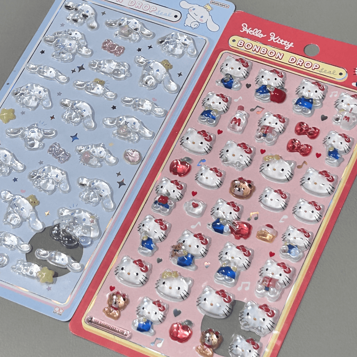 Cinna Kitty Stickers Decoration DIY 3D Crystal