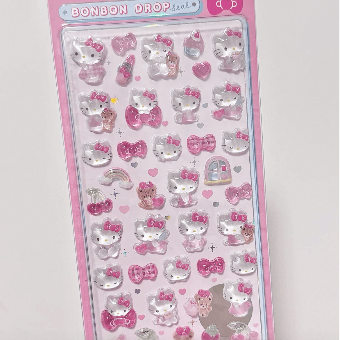 Cinna Kitty Stickers Decoration DIY 3D Crystal