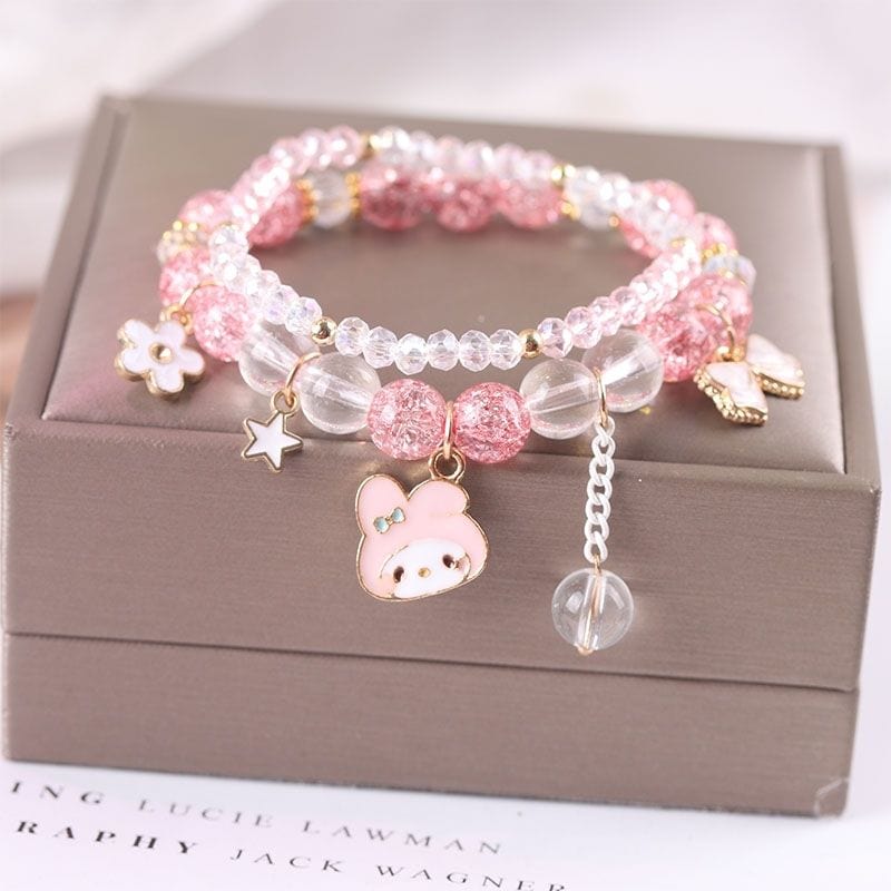 Kawaii Anime Melo Kuro Crystal Bracelet