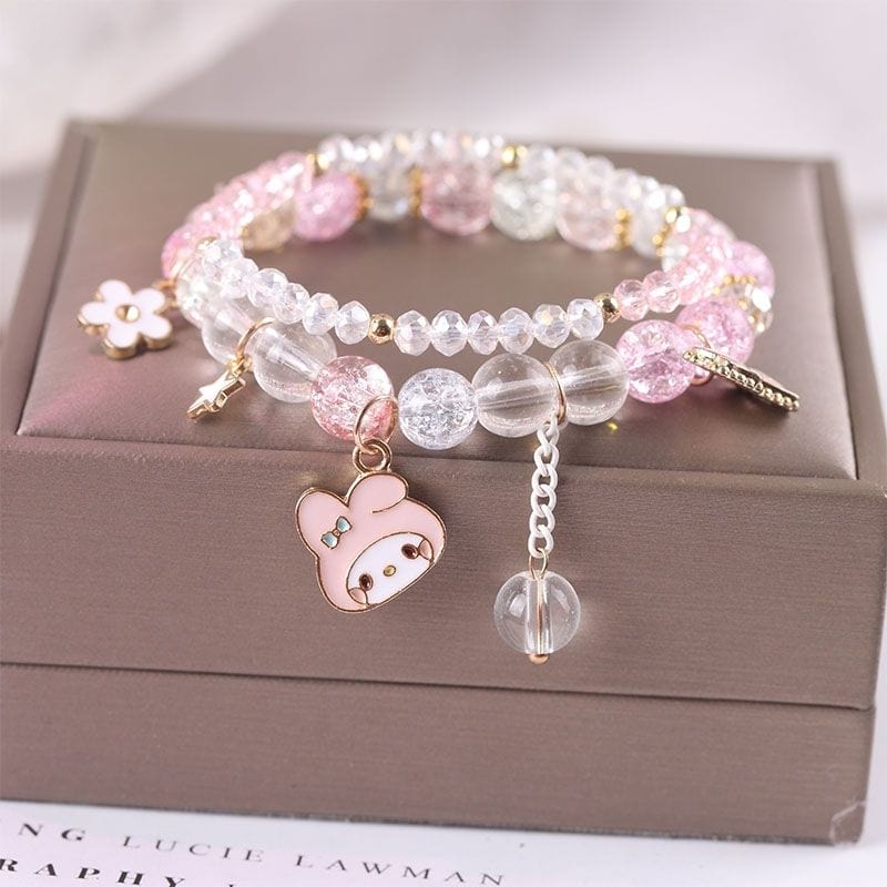 Kawaii Anime Melo Kuro Crystal Bracelet