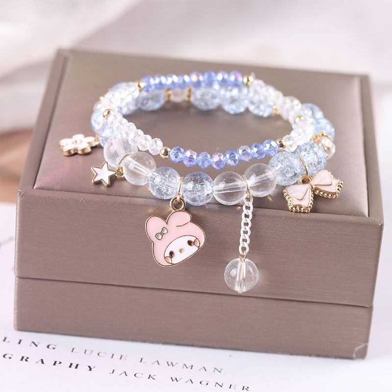 Kawaii Anime Melo Kuro Crystal Bracelet