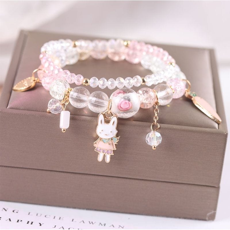 Kawaii Anime Melo Kuro Crystal Bracelet