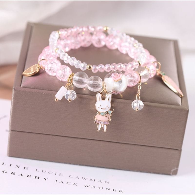Kawaii Anime Melo Kuro Crystal Bracelet