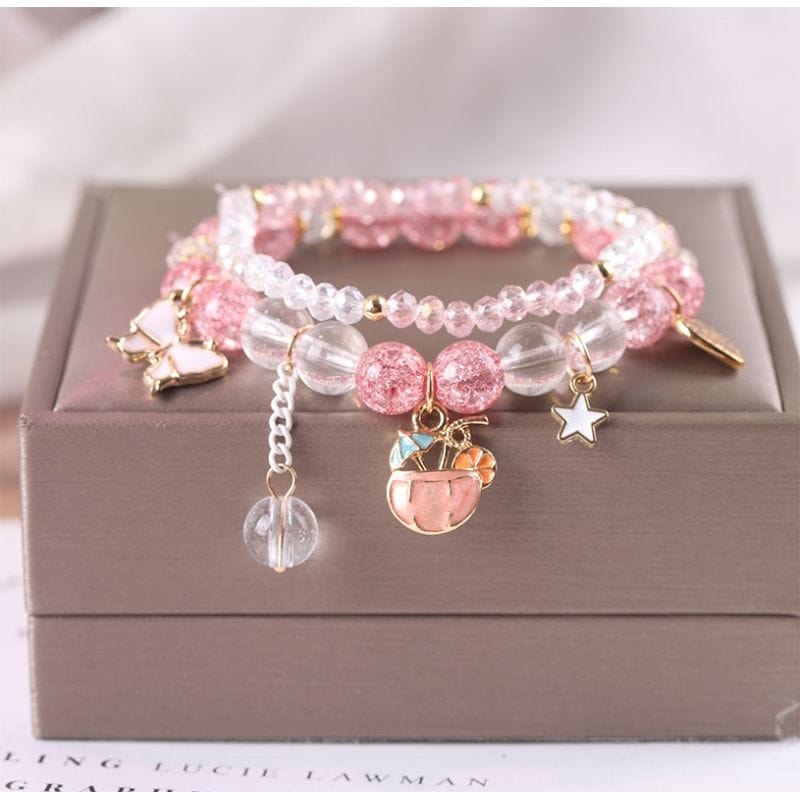 Kawaii Anime Melo Kuro Crystal Bracelet