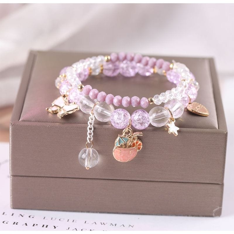 Kawaii Anime Melo Kuro Crystal Bracelet