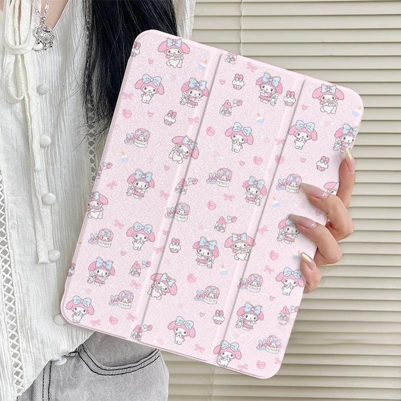 Kawaii Melo Rotatable iPad Case