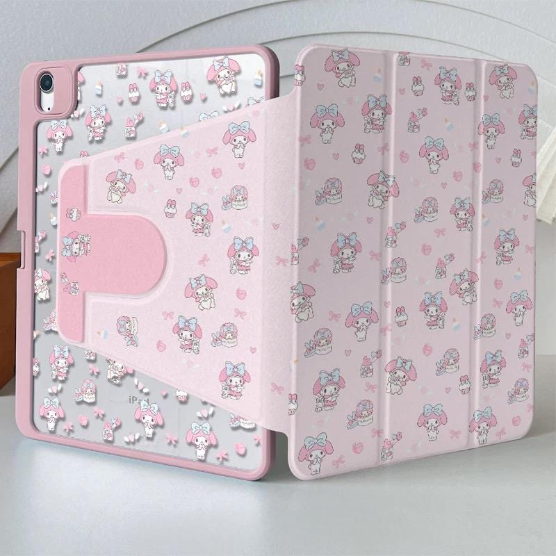 Kawaii Melo Rotatable iPad Case