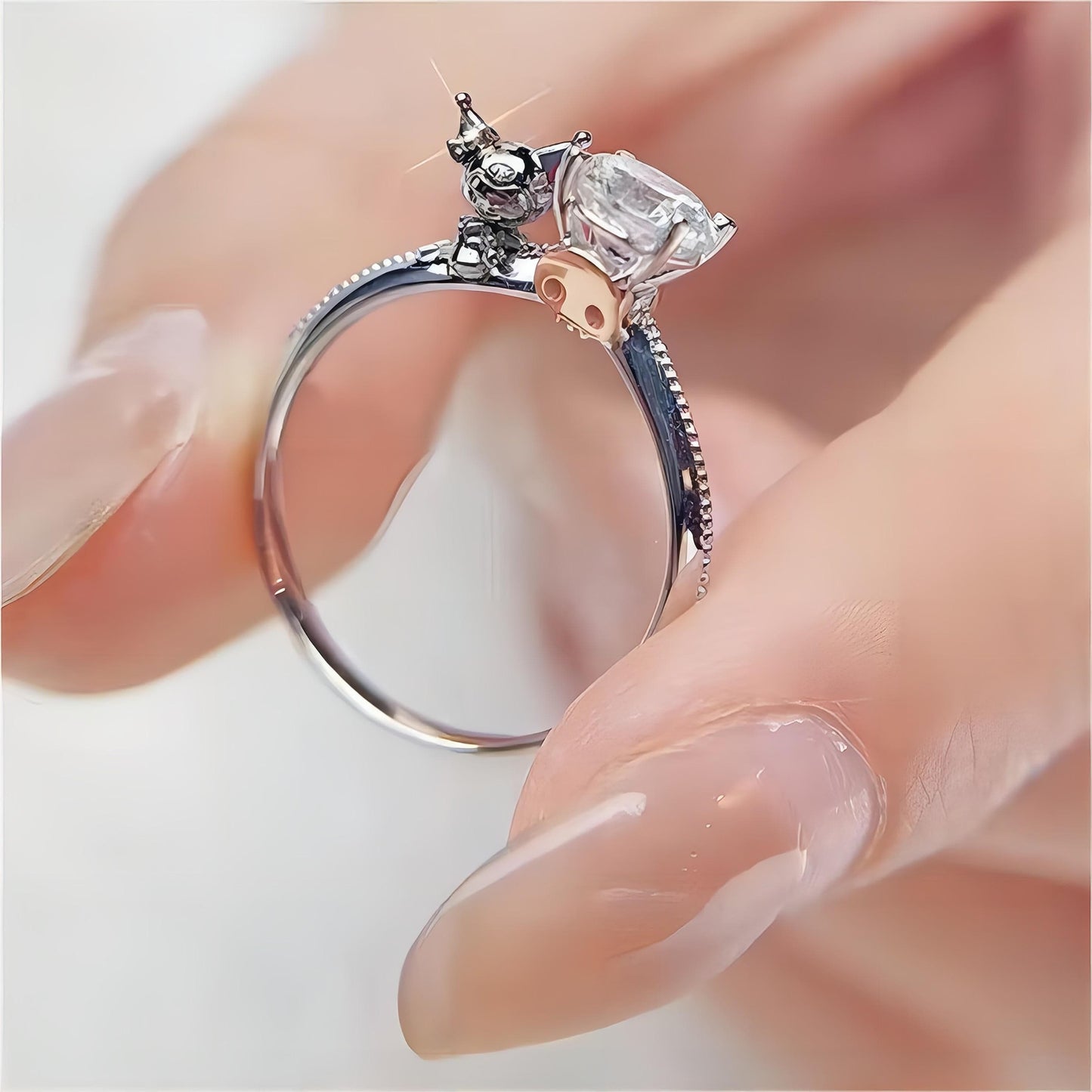 Kawaii Kuro Diamond Ring