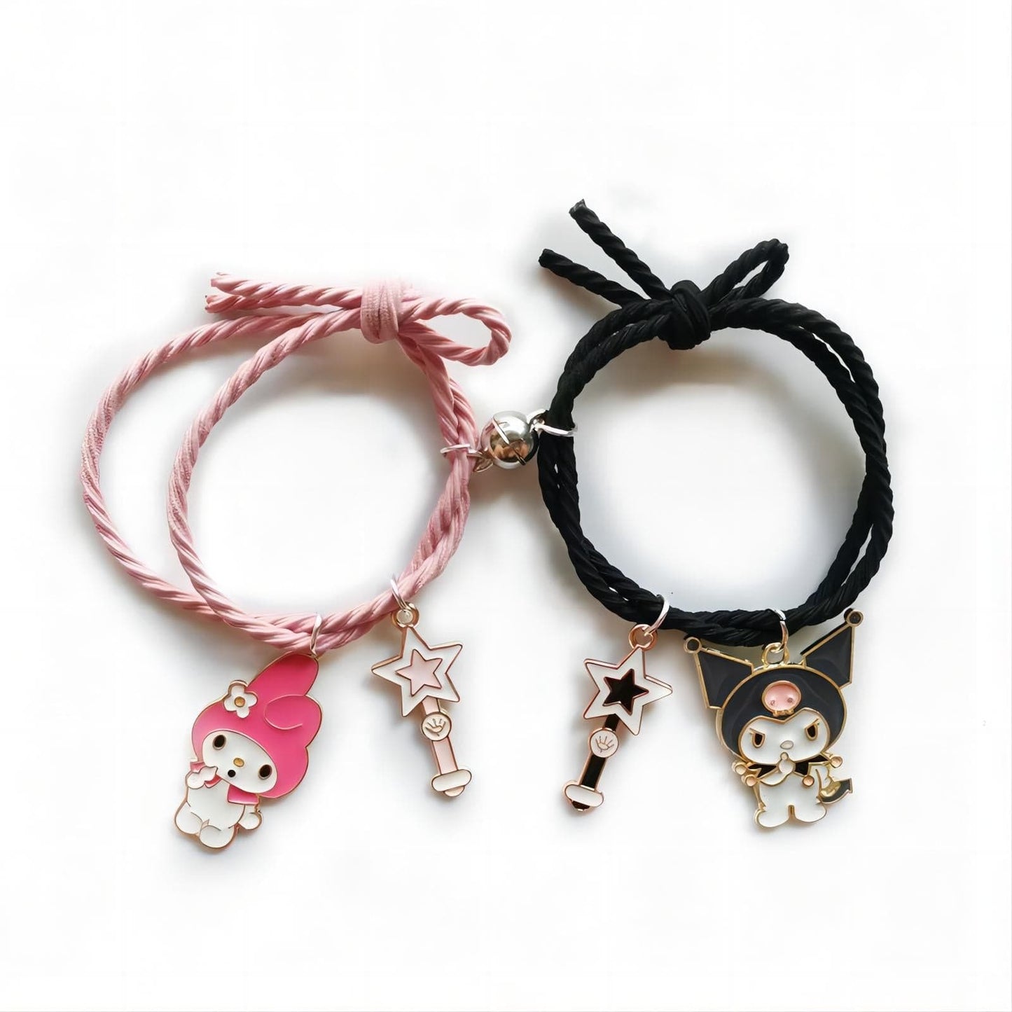 Kuro Melo Star Magnetic Rope Chain Bracelet Set