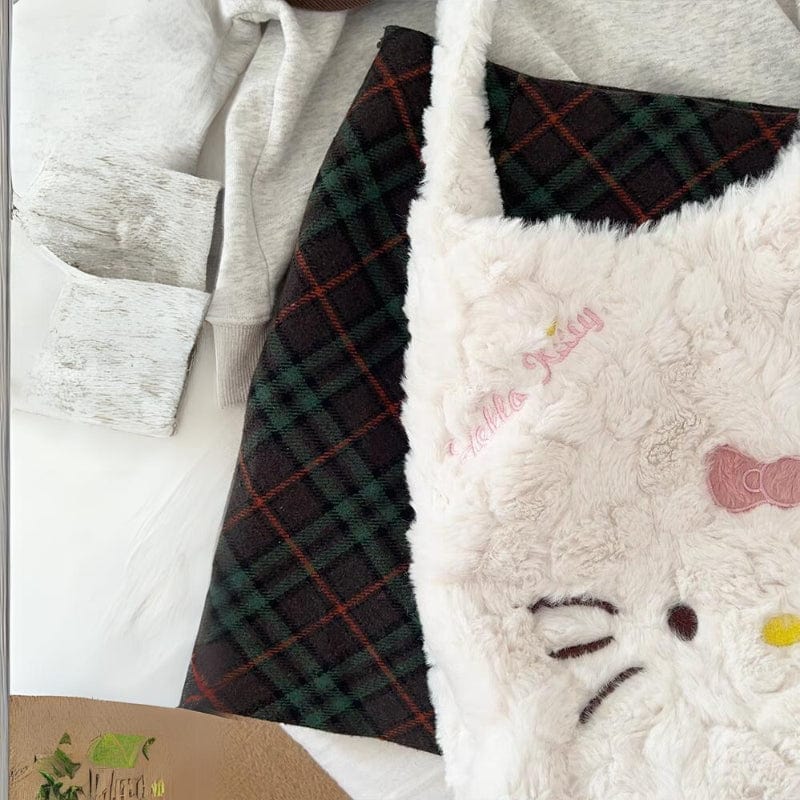 Plush Kitty Shoulder Bag