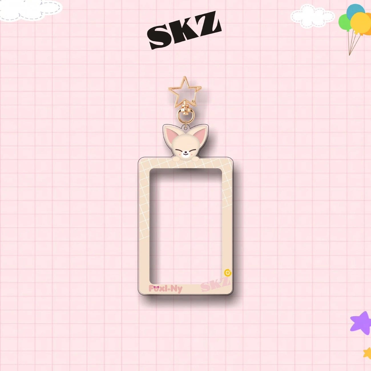 Holder Acrylic Kpop Photocard SKZ Keychain
