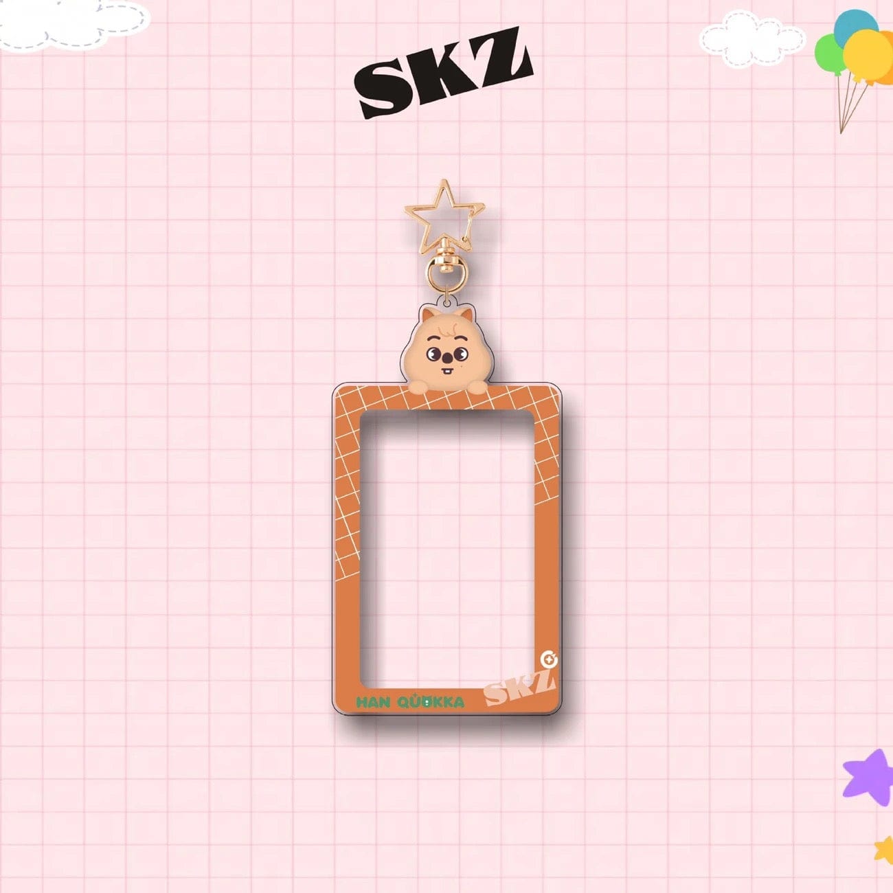 Holder Acrylic Kpop Photocard SKZ Keychain