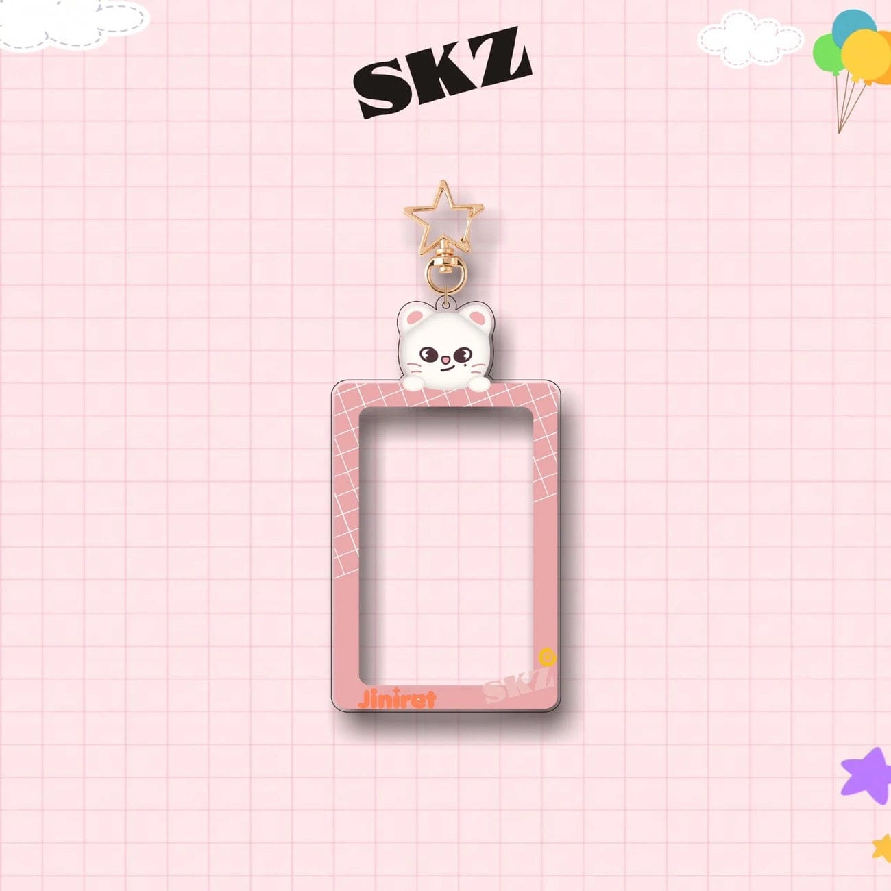 Holder Acrylic Kpop Photocard SKZ Keychain