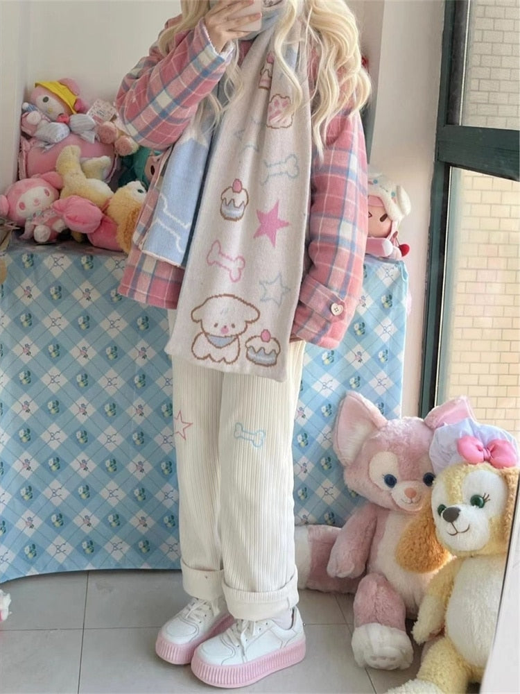 Star Girl Pants - fairy-kei, jogging pants, pants, star Kawaii Babe