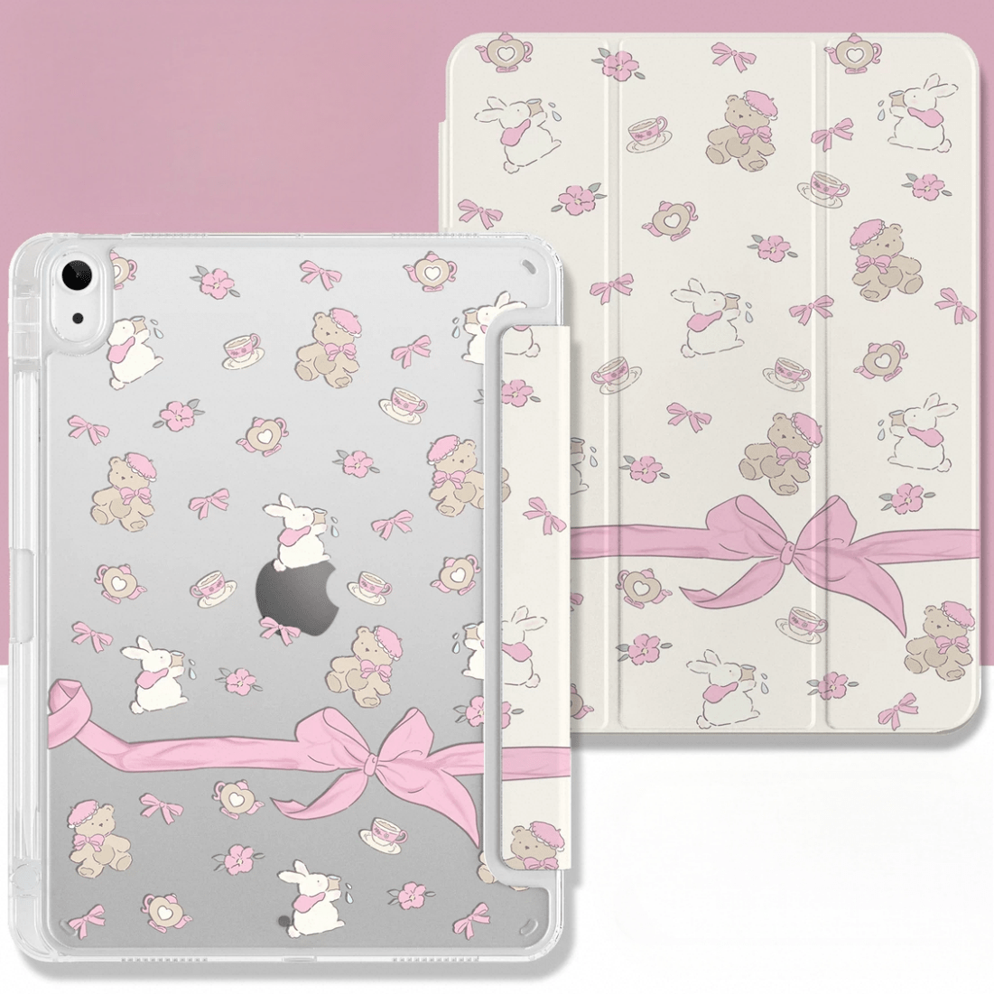 Case Bunny Sweet Bow iPad Ribbon Bear