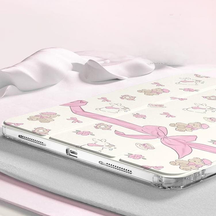 Case Bunny Sweet Bow iPad Ribbon Bear