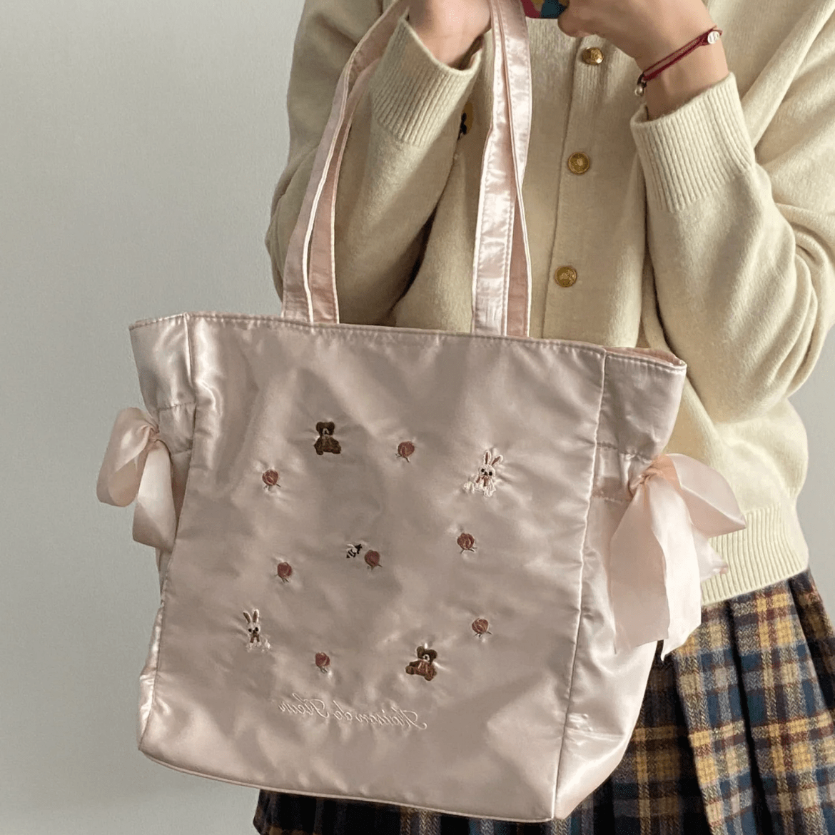 Sac à bandoulière Sweet Bunny Bear Rose