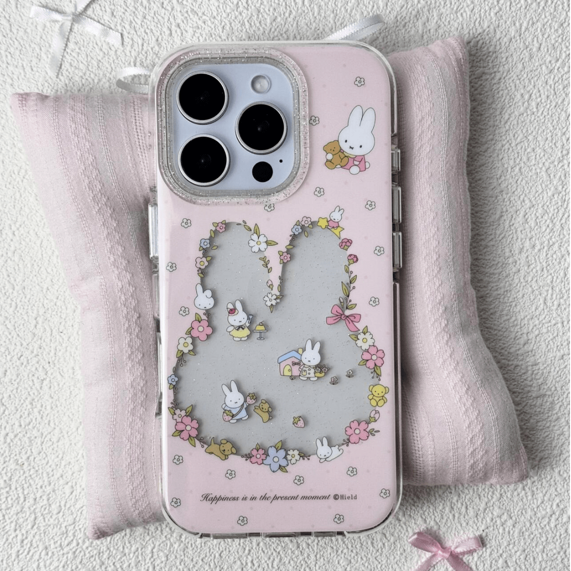 iPhone Case Sweet Lanyard Miffy With Flower