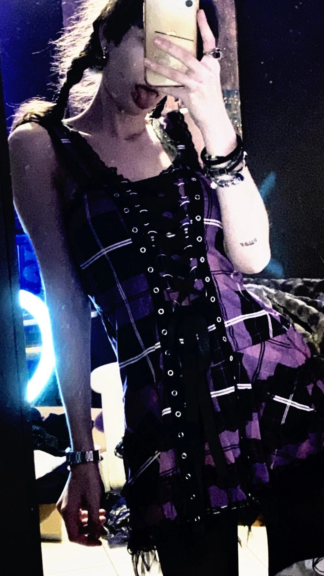 Tartan Pinup Dress - dress, dresses, goth, gothic, occult