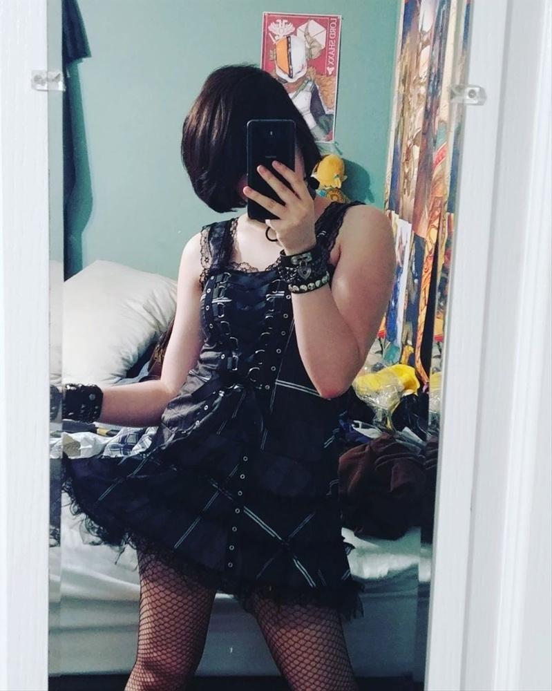 Tartan Pinup Dress - dress, dresses, goth, gothic, occult