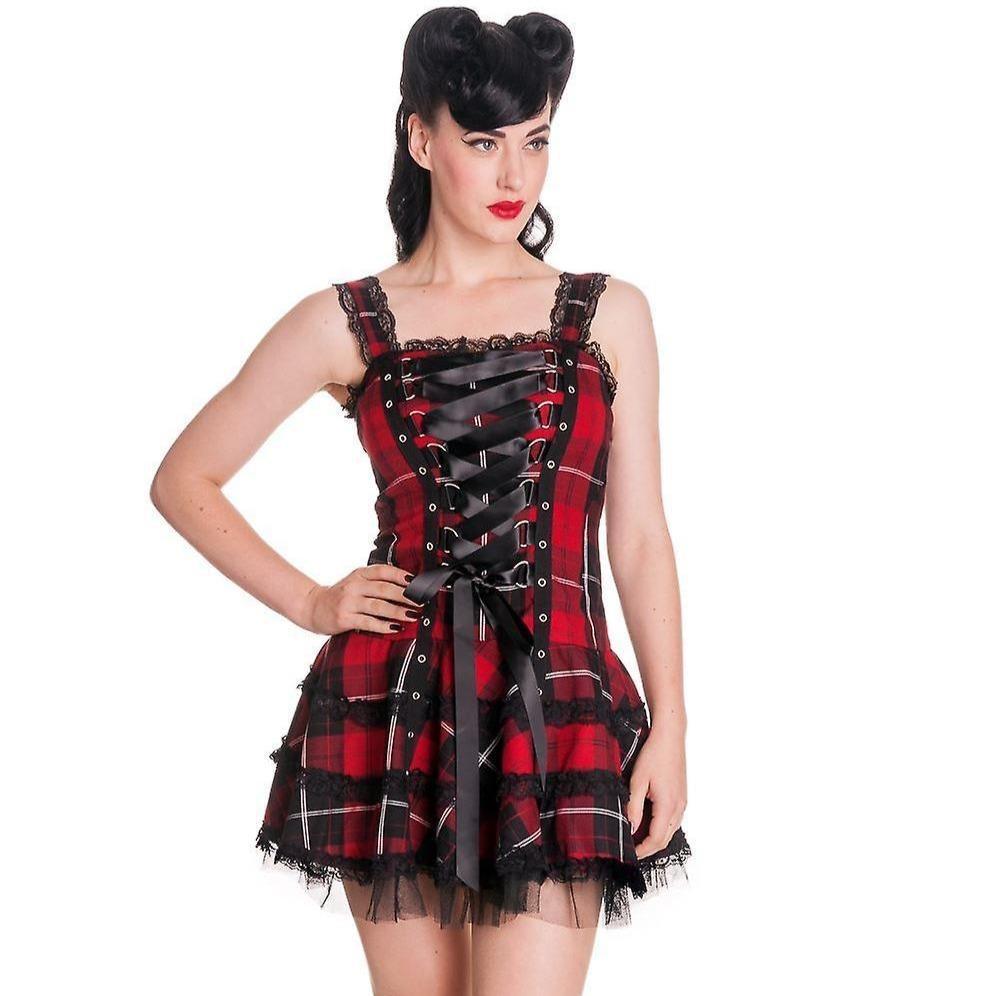 Tartan Pinup Dress - dress, dresses, goth, gothic, occult