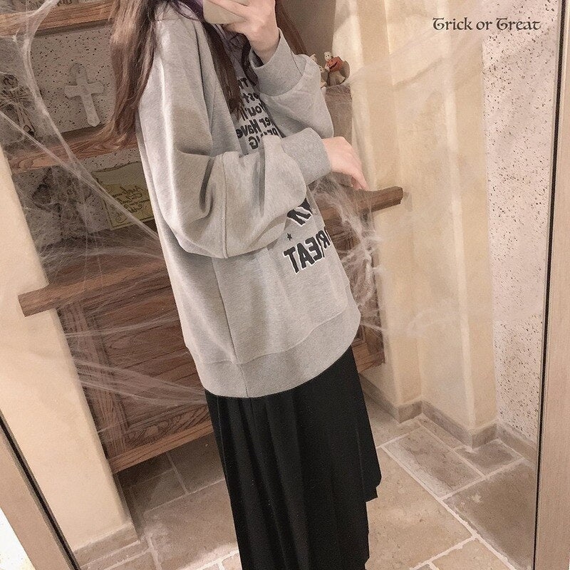 Trick or Treat Crewneck - crewneck, crewneck sweater, sweatshirt, sweatshirts, crewnecks