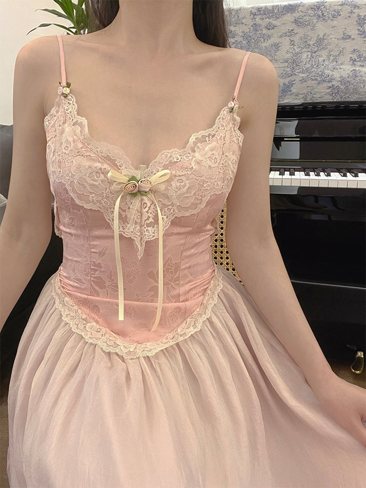 Velvet Fairycore Tank - coquette, cropped tank, dollette, fairycore, french nymphette